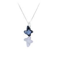 Art.No.dbl285412vsfzd025- Сребърно колие Пеперуда 12мм denim blue от  