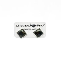Art.No.bld24938ovs- Сребърни обици винт Плочка black diamond от  