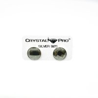 Art.No.ssha203510ovs- Сребърни обици винт Кръг silver shade от 