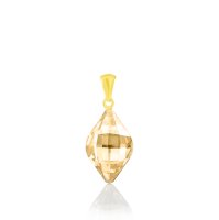 Art.No.gs423019vsg- Сребърна висулка с позлата и ефектен кристал golden shadow от 