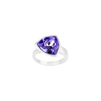 Art.No.tan470612prs- Сребърен пръстен с кристал Трилиант tanzanite от  