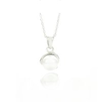 Art.No.whpearl803vsfzd025- Сребърно колие с класическа перла 8мм  от 