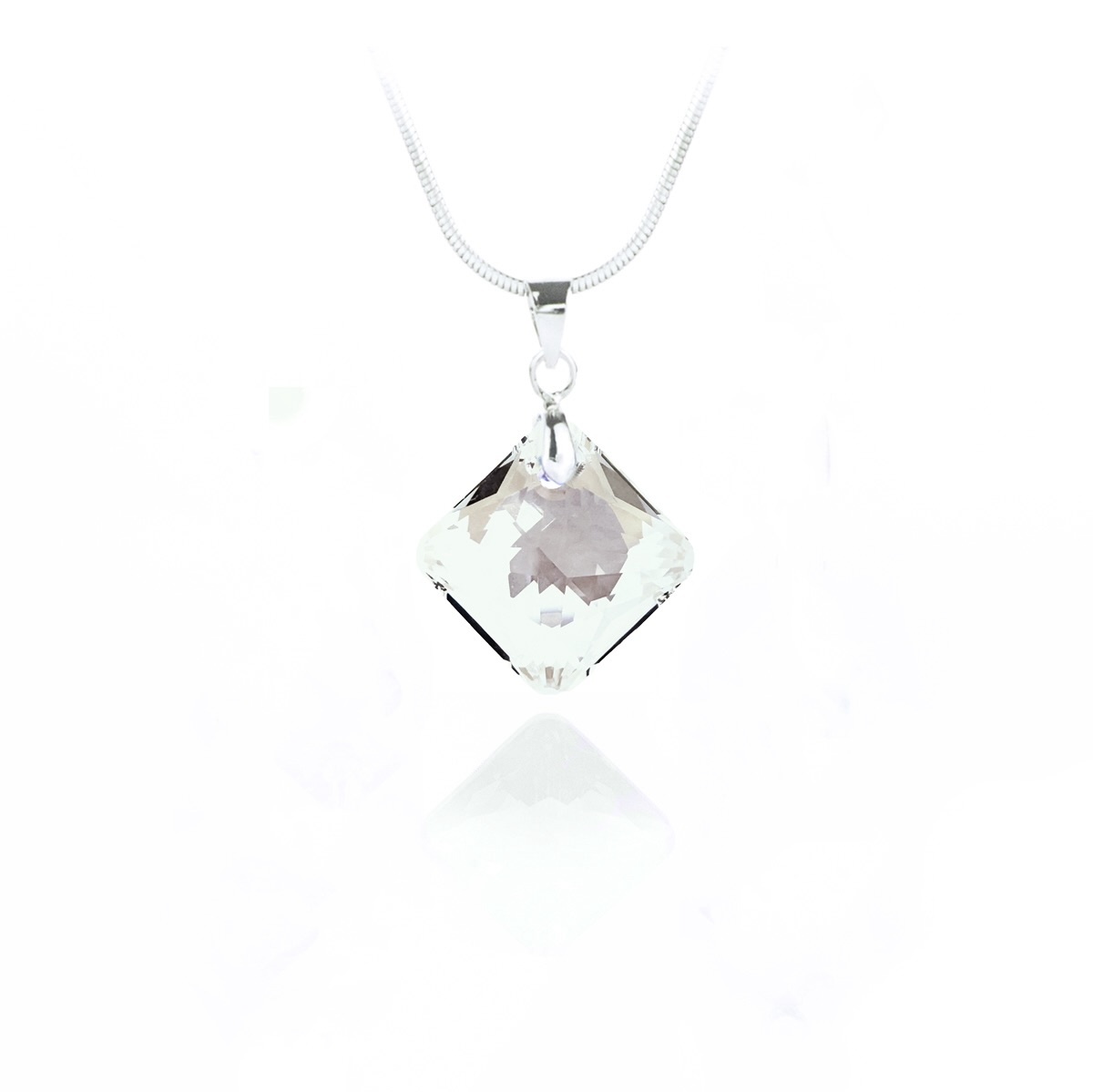 Колие с кристал Ромб 16мм crystal shimmer