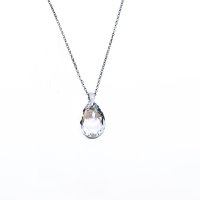 Art.No.crsh643316sroosd- Кристално сребърно колие Капка 16мм crystal shimmer от  