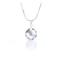 Art.No.crsh643014 - Колие с кристал Кръг 14мм crystal shimmer от  