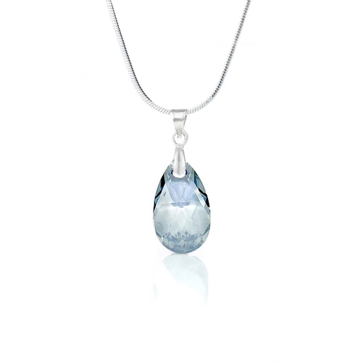 Кристално колие Класическа капка 16мм blue shade