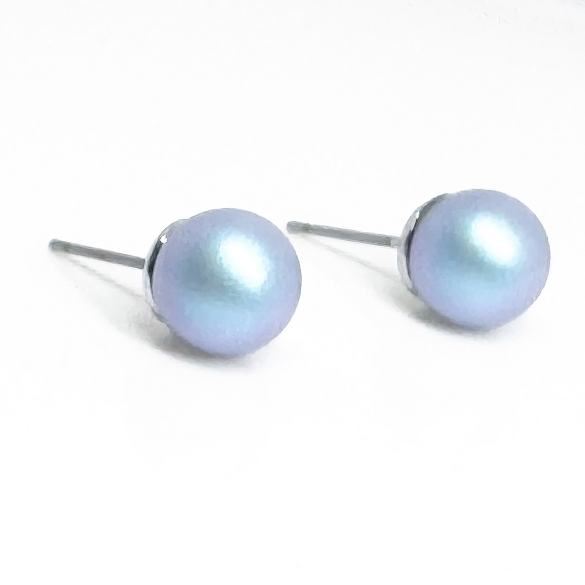 Oбици перли винт 8мм IR Light blue
