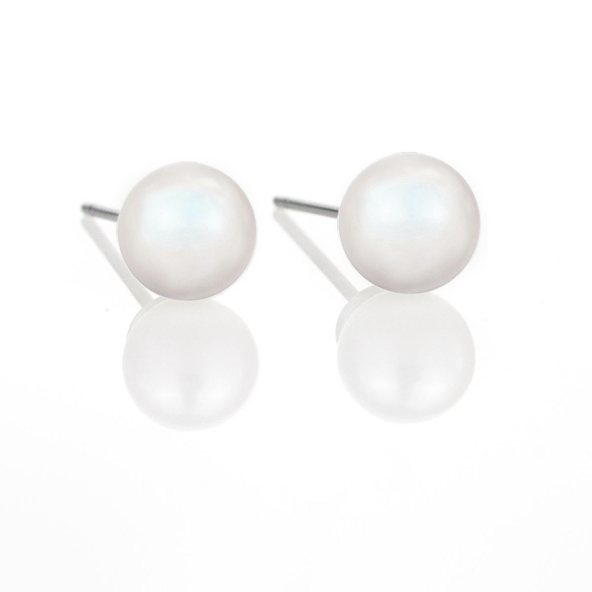 Oбици перли винт 6мм pearlescent white