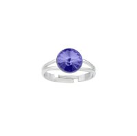 Art.No.tan112239pr- Пръстен малка Ривола 8мм tanzanite от  