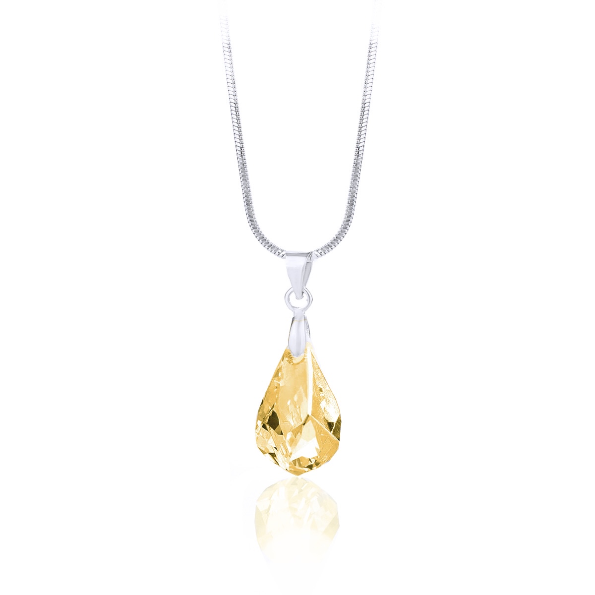 Кристално колие Хеликс 18мм golden shadow