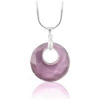 Art.No.antp604128- Кристално колие Виктори 28мм antique pink от 