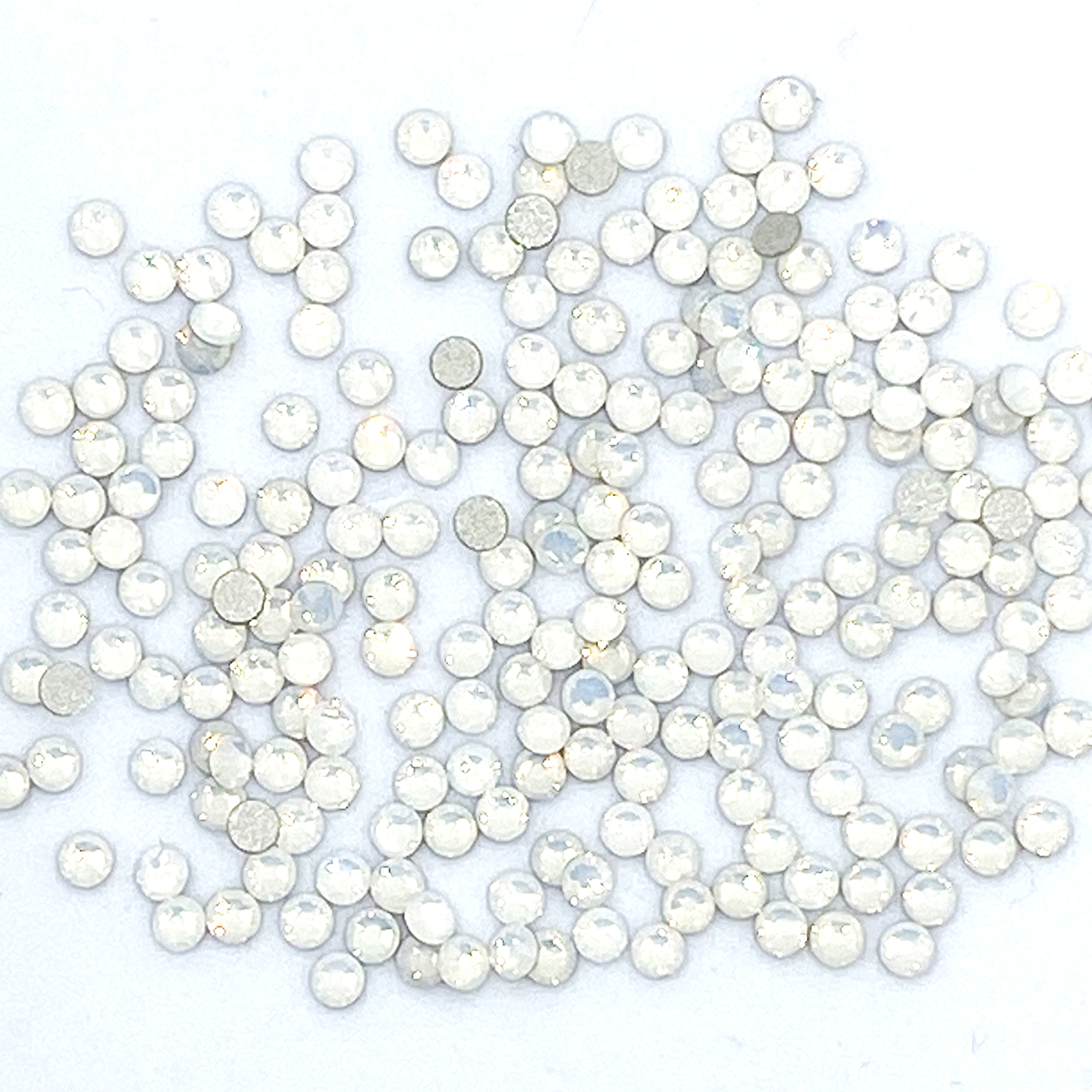 Австрийски кристали за нокти ss5 white opal