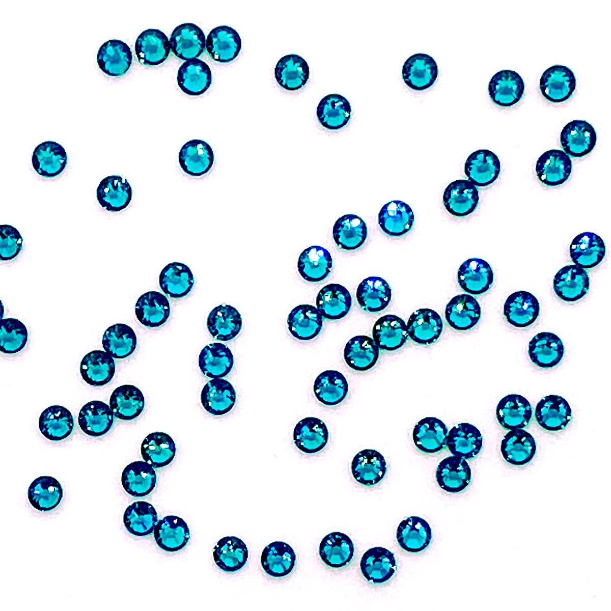 Австрийски кристали за нокти ss7 blue zircon