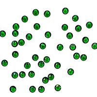 Art.No.dmgreenss7- Австрийски кристали за нокти ss7 dark moss green от 