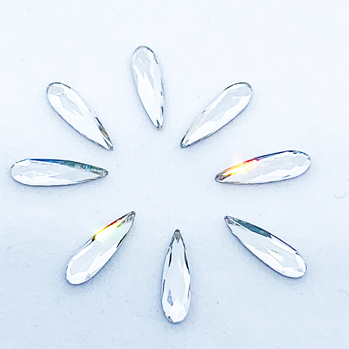 Австрийски кристали за нокти Raindrop 6mm crystal