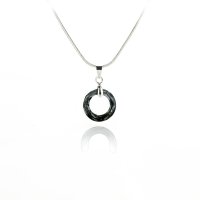 Art.No.sini413914- Кристално колие Ринг 14мм silver night от  