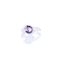 Art.No.v108834prs- Сребърен пръстен с кристал Ксириус violet от  