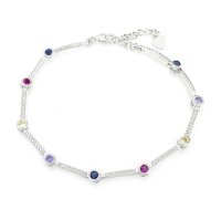 Art.No.solidbracelet925s- Ефектна дамска гривна сребро 925 от 