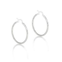 Art.No.rhplatedrings26925s- Сребърни халки с лазерна обработка 26мм от 