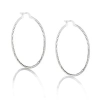 Art.No.rhplatedrings40925s- Сребърни халки с лазерна обработка 40мм от 
