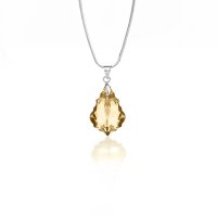 Art.No.gs609016- Колие с кристал 16мм Барокова капка golden shadow от  