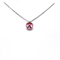 Art.No.r1122ss29vsfzd025- Сребърно колие Мини Ривола rose от  