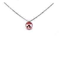 Art.No.lr1122ss29vsfzd025- Сребърно колие Мини Ривола light rose от  